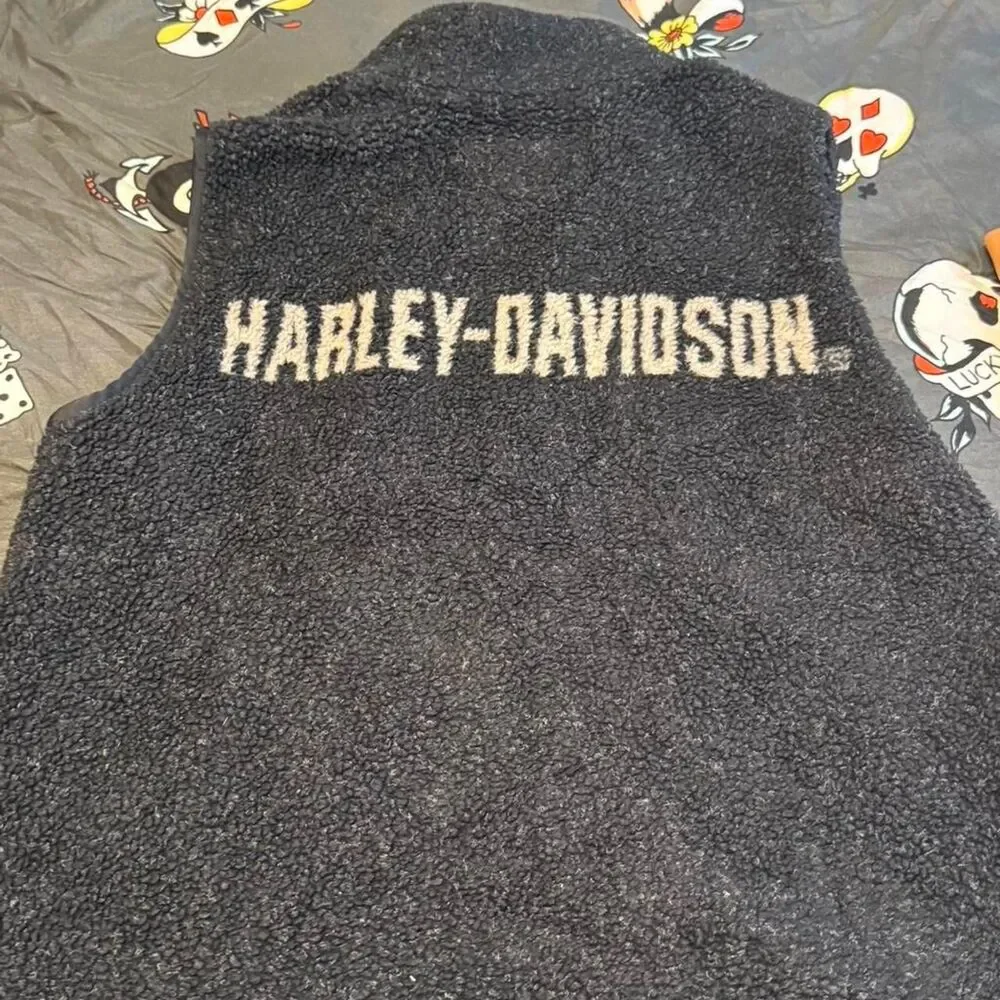 Harley-davidson Men's Black Gilet